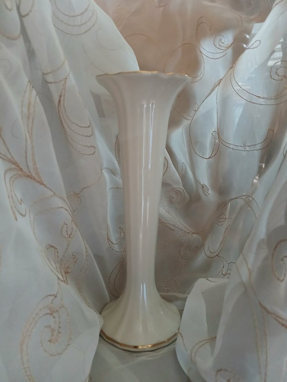 Lenox Tall Ivory Bud Vase